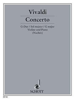 Vivaldi, A.: Concerto in G major (violin & piano)