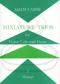 Stainer & Bell Ltd. Carse: Miniature Trios - Minuet (piano trio) Stainer & Bell
