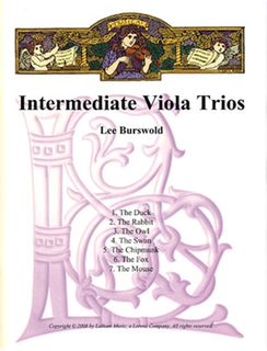Burswold, Lee: Intermediate Viola Trios (parts and score)