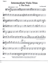 Burswold, Lee: Intermediate Viola Trios (parts and score)