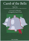 Carl Fischer Clark, Larry (Leontovich/Wilhousky): Carol of the Bells for compatible viola trio