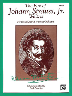 Alfred Music Strauss, J. (Paradise): The Best of Johann Strauss, Jr. Waltzes (viola)