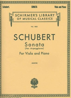 Schirmer Schubert, Franz: Arpeggione Sonata (viola & piano)