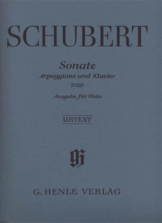 HAL LEONARD Schubert, Franz (urtext): Arpeggione Sonata D.821 (viola & piano) Henle