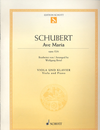 HAL LEONARD Schubert, F. (Birtel, arr.): Ave Maria, Op. 52, No. 6 (viola and piano)