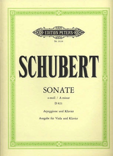 Schubert, Franz: Arpeggione Sonata (viola & piano) Edition Peters