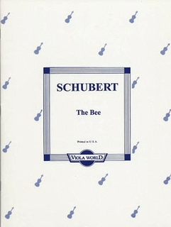 Schubert, Franz (Arnold): The Bee (viola & piano)