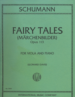 International Music Company Schumann: Fairy Tales. Four Pieces, Opus 113 for viola and piano