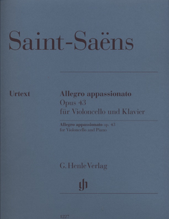 HAL LEONARD Saint-Saens, C. (Jost, ed.): Allegro Appassionato Op.43, uretxt (cello and piano)