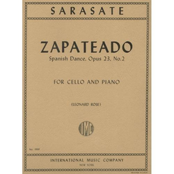 International Music Company Sarasate, Pablo de (Rose): Zapateado Op.23 #2 (cello & piano)