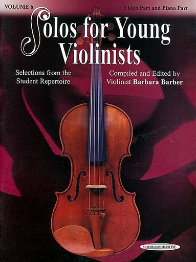 Alfred Music Barber, B.: Solos for Young Violinists, Vol.6 (violin, and piano)