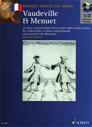 Barlow, Jeremy: Vaudeville & Menuet (violin, Piano, Optional cello).