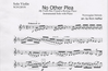 Heffler, R.: No Other Plea (violin & piano)