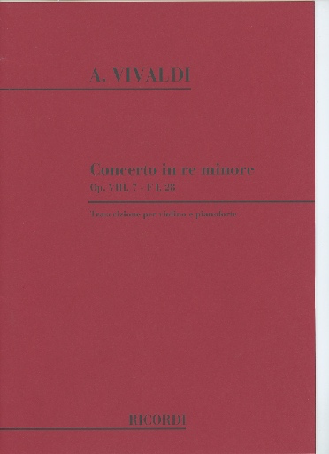 HAL LEONARD Vivaldi, A.: Concerto in d minor T.82 (violin & piano)