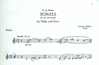 Walker, George: Violin Sonata #1 (violin & piano)