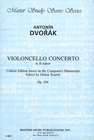 LudwigMasters Dvorak, A. (Sourek): (Score) Violoncello Concerto in B minor, Op.104 (cello, and orchestra)