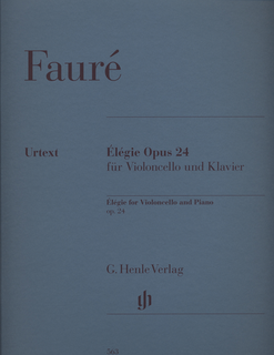 HAL LEONARD Faure, G.: Elegie Op. 24 - Urtext (cello, and piano)