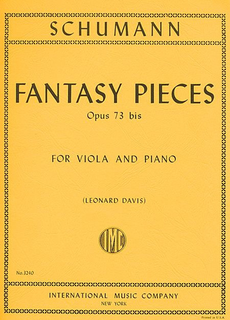 International Music Company Schumann: Fantasy Pieces, Opus 73 for viola and piano