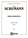 Alfred Music Schumann, Robert: Three Romances Op.94 (viola & piano)