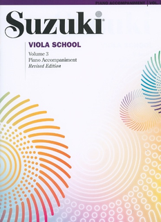 Suzuki: Viola School Vol. 3 (piano accompaniment)