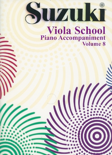 Suzuki: Viola School Vol.8 (Piano Accompaniment)