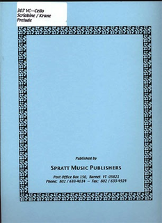 Spratt Music Scriabin (Krane): Prelude Op.9 No.1 (cello & piano)