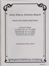 Carl Fischer Beach, Amy: Music for Violin & Piano (violin & piano)