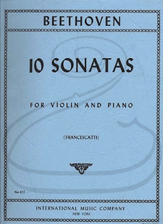 International Music Company Beethoven: Ten Sonatas for violin and piano