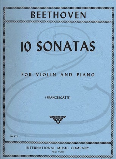 International Music Company Beethoven (Francescatti): (2 Part Set) 10 Sonatas for Violin & Piano (violin & piano) International