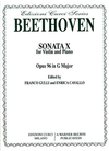 Alfred Music *OUT OF PRINT*  Beethoven, L. van (Gulli): Sonata Op.96 in G major (violin & piano)