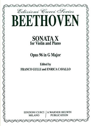 Alfred Music *OUT OF PRINT*  Beethoven, L. van (Gulli): Sonata Op.96 in G major (violin & piano)