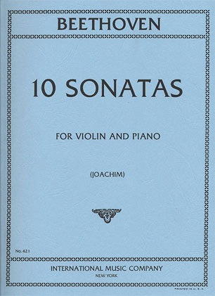 International Music Company Beethoven, L. van (Joachim): 10 Sonatas for Violin & Piano 2 part set