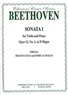 Alfred Music *OUT OF PRINT* Beethoven, L.van (Gulli): Sonata Op.12#1 in D major (violin & piano)