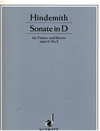 Hindemith, Paul: Sonata in D Op.11#2 (violin & piano)