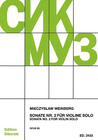 HAL LEONARD Weinberg, Mieczyslaw: Sonata No. 2 Op. 95 for Violin Solo