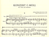 C.F. Peters Bach, J.C.: Concerto in c minor (viola, CD, piano)