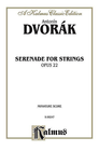 Kalmus Dvorak: (study score) Serenade for Strings, Op.22 (string orchestra) Kalmus