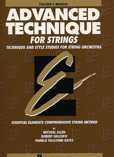 HAL LEONARD Allen, M., Gillespie, R., & Hayes, P.T.: (Score) Advanced Technique (teacher's manual)