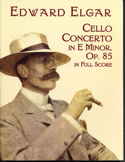 Dover Publications Elgar, Edward: (Dover Score) Cello Concerto in E minor, Op. 85 (cello, and orchestra)