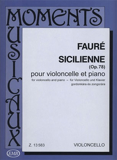 HAL LEONARD Faure (Pejtsik): Sicilienne, Op.78 - TRANSCRIBED (cello & piano) Editio Musica Budapest