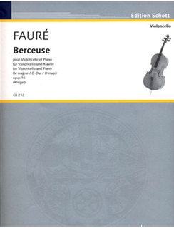 HAL LEONARD Faure, Gabriel: Berceuse (cello & piano)