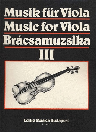 HAL LEONARD Szeredi (editor): Music for Viola Vol.3 (viola & piano)