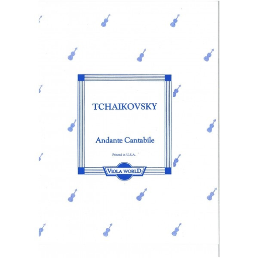 Tchaikovsky, P.I. (Arnold): Andante Cantabile (viola & piano)