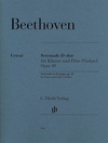HAL LEONARD Beethoven, L.van (Voss, ed.): Serenade in D Major, op. 41, urtext (violin or flute and piano)