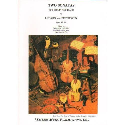 LudwigMasters Beethoven (Preucil): Two Sonatas Op.47, 96 (violin & piano) Masters Music