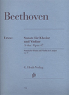 HAL LEONARD Beethoven, L. van (Brandenburg, ed.): Sonata in a A major, Op. 47 ''Kreutzer'', urtext (violin and piano)