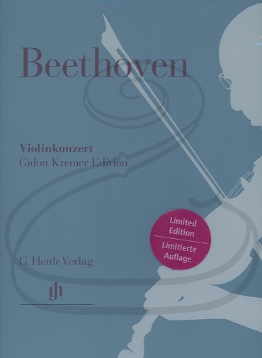 HAL LEONARD Beethoven (Kremer/Kojima): (score/parts) Concerto in D Major, Op.61 - URTEXT (violn & piano reduction) Henle Verlag