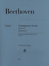 HAL LEONARD Beethoven (Schneiderhan): Cadenzas to Violin Concerto in D Major, Op.61 - URTEXT (violin)