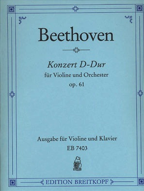 Beethoven, L.van (Oistrach): Concerto in D major Op.61 (violin & piano)