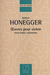 HAL LEONARD Honegger, Arthur: Violin Works (violin & piano)